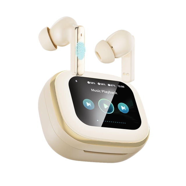 Auriculares Inalámbricos CuiSuto Bluetooth 5.4 True ANC con 60 Horas de Reproducción