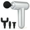 thumbnail image 3 of Deep Tissue Muscle Massage Gun with 6 Speeds, Silver, Includes 4 Massage Heads, 3 of 5