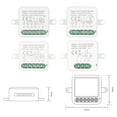 thumbnail image 2 of Yeacher 2CH Zigbee Mini Smart Switch Relay Module Support 2 Way Control Switch for Smart Home Automation, Works with Alexa Google Home, 2 of 8