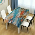 thumbnail image 7 of Coolnut Japanese Foral Rectangle Tablecloth Waterproof Polyester Table Clothative Stain Resistant & Wrinkle Resistant Washable Table Cover for Dining Table/Party/Camping 54x54 Inch Decor Gift, 7 of 7