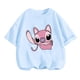 thumbnail image 3 of Camiseta infantil de Disney Lilo Stitch, camiseta kawaii, ropa informal de dibujos animados de anime para niños, camiseta para niñas y niños, camiseta de moda Y2K, 3 of 5