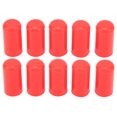 thumbnail image 2 of 10Pcs Car Intake Vacuum Hose End Blanking Cover Bung Plug Silicone 8mm Inner Diameter Universal Red, 2 of 14