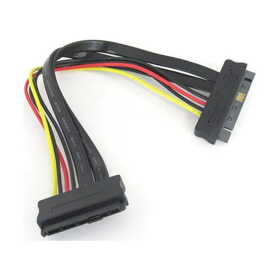 SAS 29 Pin Female to SAS 29 Pin Male Extension Cable - 8 Inch