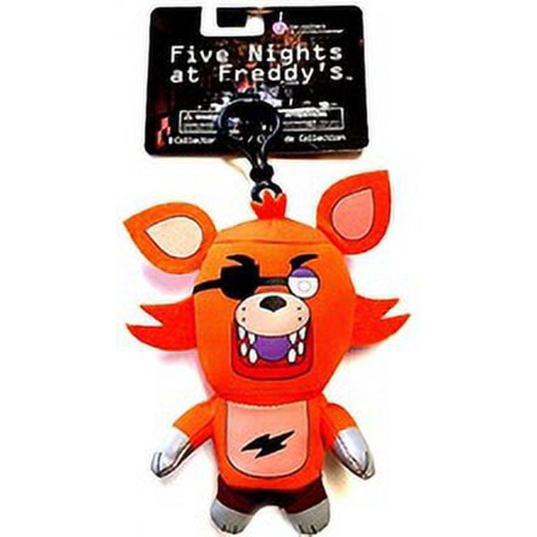 Five Nights at Freddys Foxy 4 Plush Clip On - Walmart.com