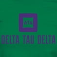 thumbnail image 3 of CafePress - Delta Tau Delta Purple Stacked Signature T Shirt - Women's Traditional Fit Dark T-Shirt, 3 of 4
