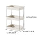 thumbnail image 2 of Organizador de mesa multiusos de 3 niveles, organizador multifunción para despensa, especias de cocina, baño, estante de sobremesa (blanco), 2 of 6