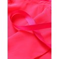 thumbnail image 5 of TiaoBug Kids Girls Lightweight Solid Chiffon Wrap Dance Skirt with Waist Tie Ballet Dance Training Skirts 4-12, 5 of 7