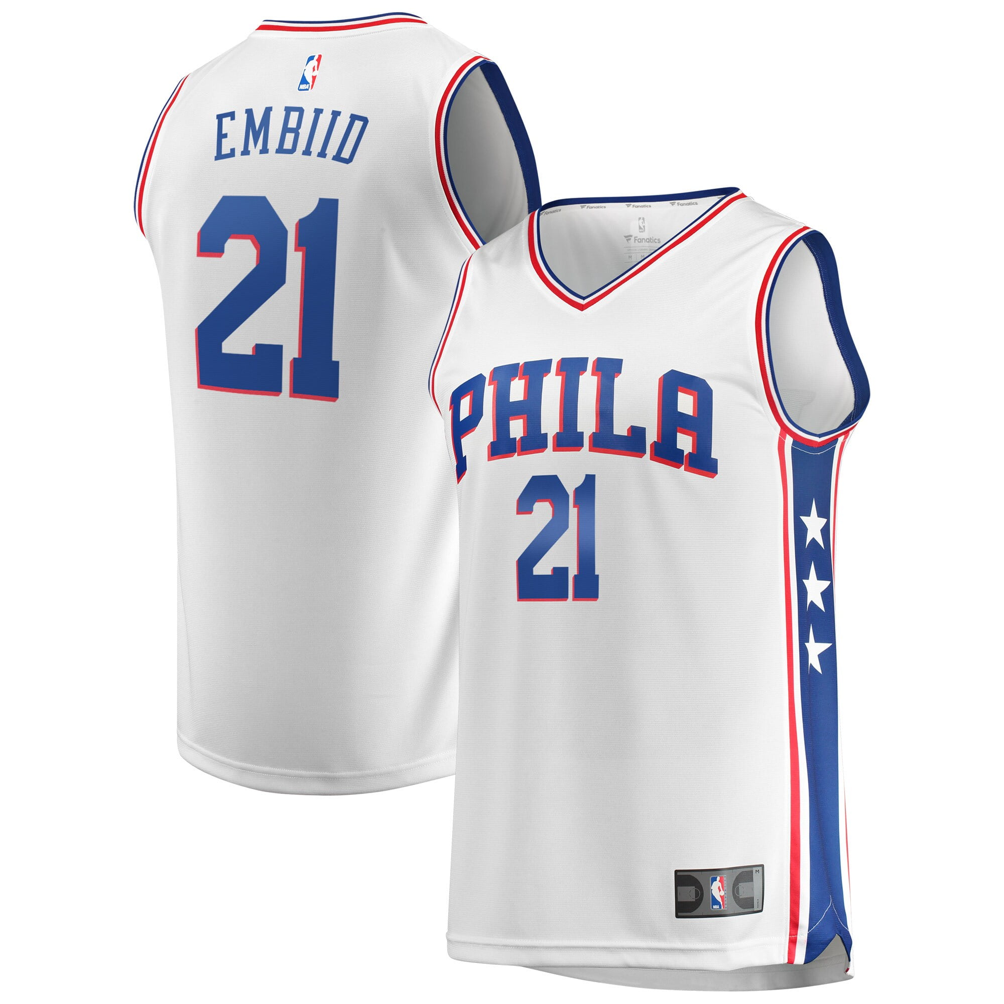 76ers jersey white