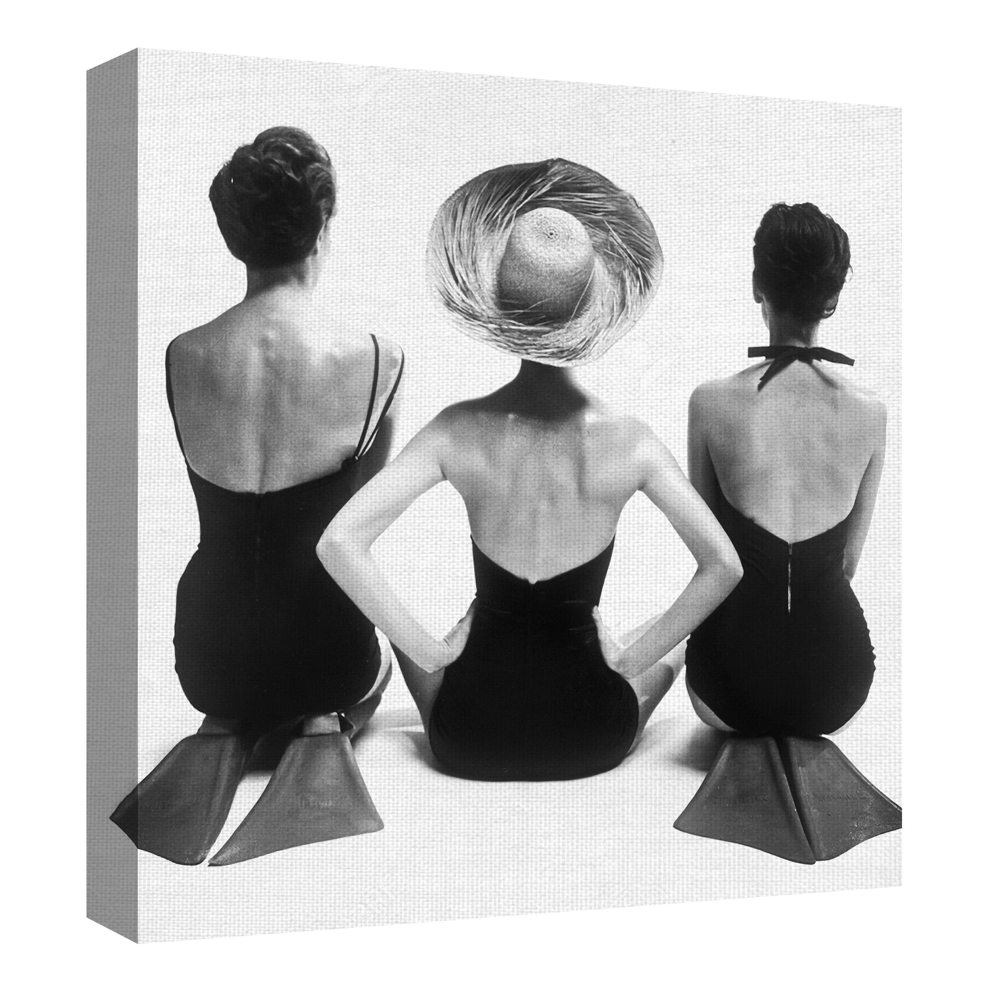Masterpiece Art Gallery 1950's Swimsuit Models By Graffi-tee Studios Canvas Art Print 24" x 24"