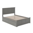 thumbnail image 4 of Madison Lit Plateforme Complet avec Pied de Lit Assorti et Tiroirs de Rangement, Gris, 4 of 10