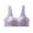Purple, variant on Front Closure Bra Full Coverage Seamless Wireless Comfort Supportive Everyday T Shirt Soft Padded Underwire, S, Pink
