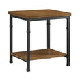thumbnail image 4 of Linon Austin Indoor End Table with Shelf, 22" Tall, Black/Ash Veneer, 4 of 13