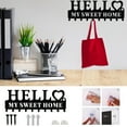 thumbnail image 1 of Kcavykas Clearance Sales Home Storage Organiser Keys for Wall Black Metal Wall Key Hanger Decorative Key Key Rack with Adhesive Wall Screw, 1 of 7
