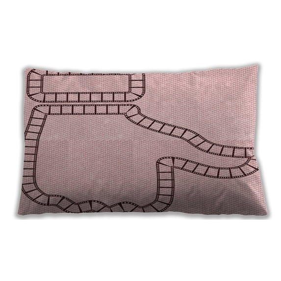 Ahgly Company Indoor Rectangular Contemporary Lumbar Throw Pillow, 13 inch by 19 inch