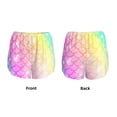 thumbnail image 6 of Sigee Fish Scale for Women's Athletic Shorts High Waisted Running Shorts Pocket Sporty Short Gym Elastic Workout ShortsMedium, 6 of 9