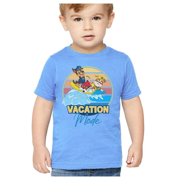 Paw Patrol Shirt Toddler Summer Outfits for Boys Toddler Kids T-Shirt Boys Summer California Blue 2T