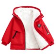 thumbnail image 5 of Swanpen Boys Winter Lined Hooded Jacket, Color Block Windproof Thick Padded Coat, Warm Thermal Kids Outerwear for Cold Weather, 5 of 5