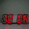 thumbnail image 1 of Reloj Digital de pared con alarma electrónica, relojes de escritorio, decoración moderna del hogar para dormitorio, relojes de mesa Led interiores, sala de estar, 1 of 5