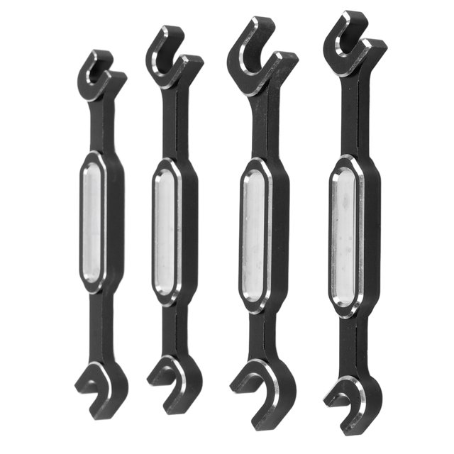 JUEGO DE LLAVES DE VARILLA TENSORA RC DE ALEACIÓN DE ALUMINIO DE 3,0 A 6,0 mm, Kit de Herramientas Universal para reparación de Automóviles RC, Ligero y Versátil, MantenimientO