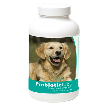 Healthy Breeds Golden Retriever Probiotic and Digestive Support for Dogs 60 Count