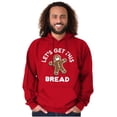 thumbnail image 5 of Xmas Let's Get this Bread Gingerbread Hoodie Sweatshirt Women Men Brisco Brands 5X, 5 of 6