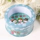 thumbnail image 5 of Yuarrent Lata de dulces de Navidad con tapa transparente, latas de galletas con estampado de Papá Noel, contenedores para Baby Shower, para fiesta Kits de decoración para fiestas Azul claro Yuarrent HA070668-03, 5 of 6