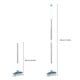 thumbnail image 2 of Cepillo de limpieza giratorio extensible con mango desmontable | Cepillo de fregar de largo alcance para baldosas, suelos, bañeras, lechada, esquinas, ventiladores de techo | Cabezal de cepillo, 2 of 7