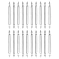 thumbnail image 1 of 20 piezas Pasadores de resorte para reloj de 21mm de ancho y 1.8mm de grosor, pasadores de doble brida de acero inoxidable para reemplazo de correas de reloj, 1 of 6