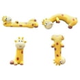 thumbnail image 4 of Juego de 4 adorables figuras de jirafa para decoración de pantalla de computadora, para oficina, tablero de instrumentos de coche, versátiles., 4 of 9