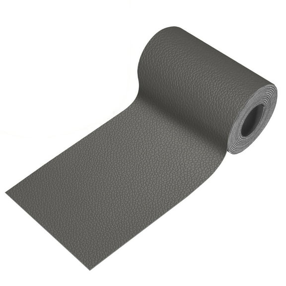 XmhyTop-A Self Adhesive Leather Repair Patch 7.6*152cm PU Leather Furniture Repair Patch, 1pc Sofa Repair Patch for Quick Leather Fix,Dark Grey