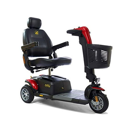 Golden Tech 2019 Buzzaround LX - Luxury 3 Wheel Portable Mobility Scooter with CaptainÕs Seat -