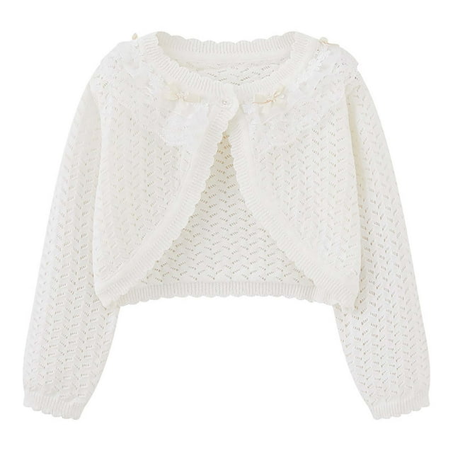 Veste d'Hiver pour Bébé Fille, Veste Décontractée à Capuche avec Boutons Perforés, Col Rond, Manches Longues, Nouvelle Veste d'Automne Beige 5-6T