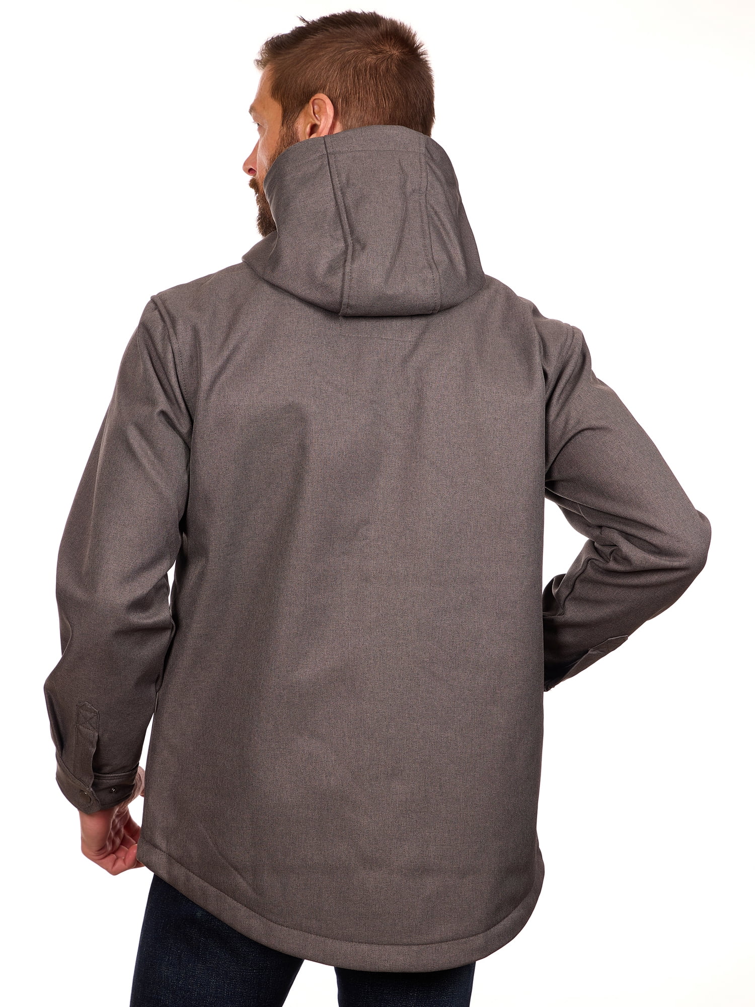 Bass Creek Outfitters Men's Twill Bonded Fleece Softshell Jacket, Sizes M-2XL