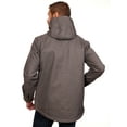 thumbnail image 2 of Bass Creek Outfitters Men's Twill Bonded Fleece Softshell Jacket, Sizes M-2XL, 2 of 12