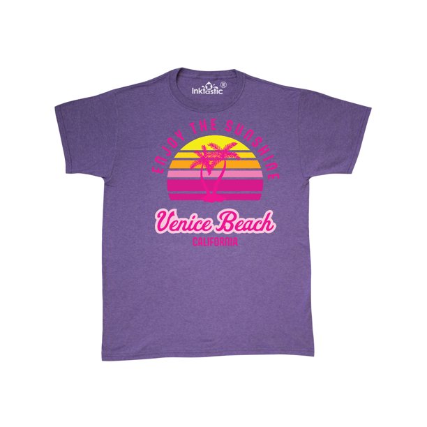 Inktastic Summer Enjoy the Sunshine Beach in Pink Adult T- Shirt Male - Walmart.com