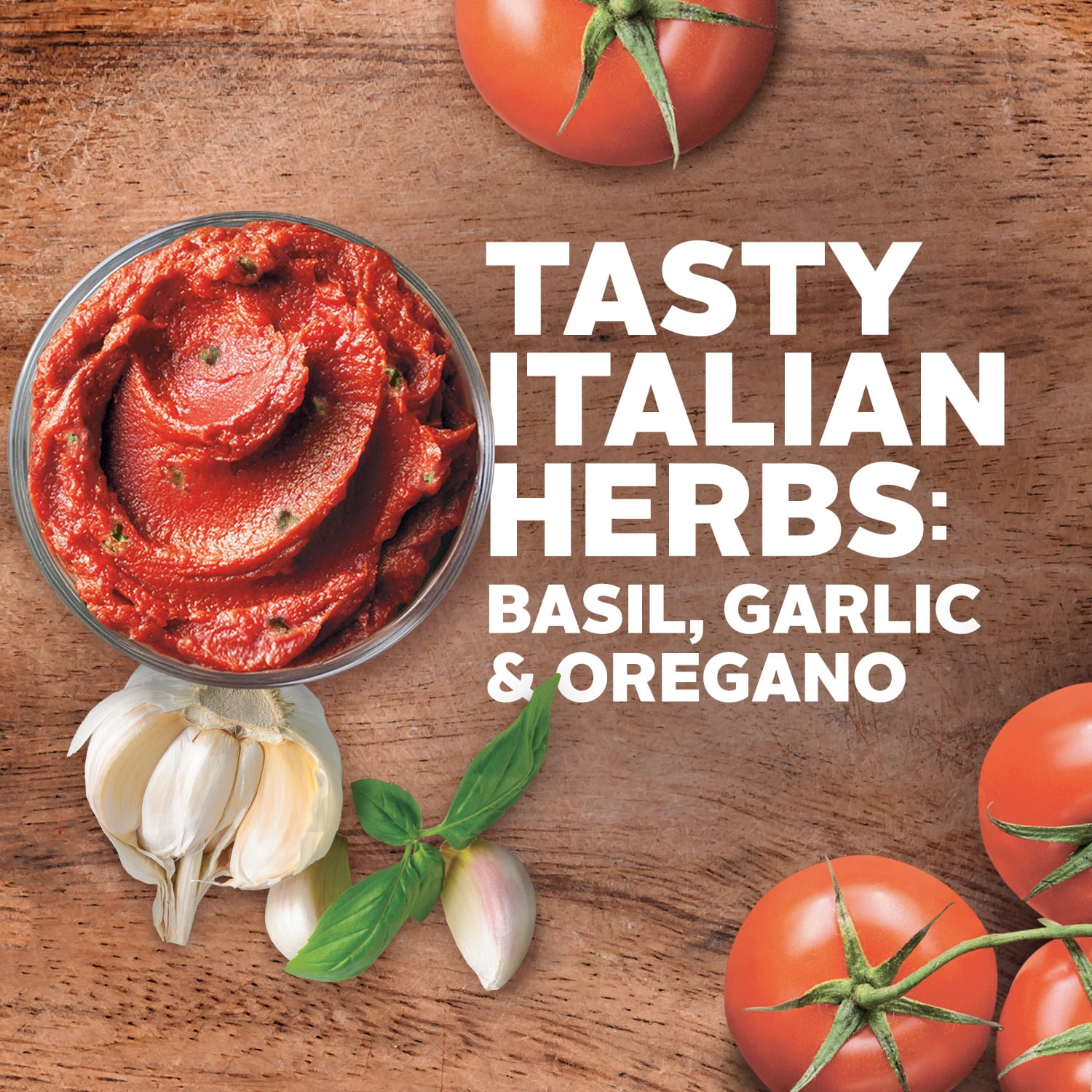 (24 pack) Hunt’s Tomato Paste with Basil, Garlic and Oregano, Perfect for Chili & Soups, 6 oz. Can