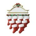 thumbnail image 6 of Personalized Family of 9 Christmas Tree Ornament 2024 - Family Christmas Stockings Ornament Keepsake, 6 of 10