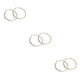thumbnail image 5 of Minnieouse 1 par de pendientes de niña, pendientes de aro grande para mujer, regalo portátil para Amiga, círculo liso, decoración para mujer, 10cm con Type1 NO1 Minnieouse CBP219617, 5 of 6