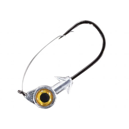 UPC: 0897744002984 | Z-Man WEJH316-04PK3 Weedless Eye Jig Fishing Lure heads 3/16 Ounce Gold 3 Pack