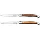 thumbnail image 1 of Cuchillo Especializado para Corte LaguioleWoodLight 2pzas 23 cm Madera Café Claro Acero Inoxidable Cuchillo para carne., 1 of 4