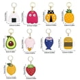 thumbnail image 2 of High Quality Gift For Airtag Cartoon Access Control Card Cover With Keychain Protective Sleeve Badge Card Holders STRAWBERRY, 2 of 8