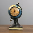 thumbnail image 4 of European Style Spherical Home Clock Elegant Desktop Ornament For Living Room Study Decorative Timepiece, 4 of 6