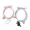 thumbnail image 5 of Par de pulseras magnéticas de dibujos animados con colgante de dinosaurio lindo, cuerda de la Amistad mutuamente atractiva, regalos para regalo de mujer, 5 of 5