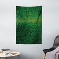 thumbnail image 1 of Green Tapestry, Abstract Vibrant Square Pixel Mosaic Design Geometric Technology Theme Digital Grid Print, Wall Hanging for Bedroom Living Room Dorm Decor, 40W X 60L Inches, Green, by Ambesonne, 1 of 2