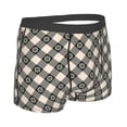 thumbnail image 3 of Naloa Daisy Plaid Black Print Mens Underwear - Boxers for Men, Classic Briefs for Men, 3 of 9