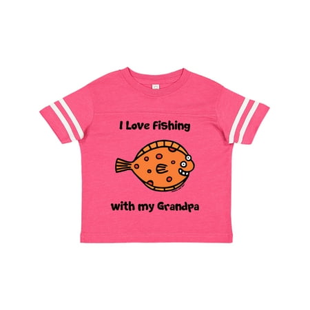 

Inktastic Fishing with Grandpa Gift Toddler Boy or Toddler Girl T-Shirt