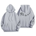 thumbnail image 4 of XIAONU Womens Hoodies Long Sleeve Turtle Print Drawstring Hooded Sweatshirts Oversized Simple Pullover Hoodie Sporty Top Beach Wear, 4 of 4