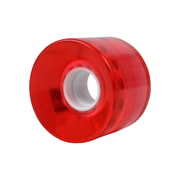 Blank Skateboard Wheels 59mm 82A Hi-Rebound Soft Cruiser Clear Red