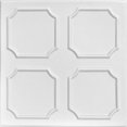 thumbnail image 1 of A La Maison Ceilings R01 Tuile de Plafond en Mousse Bostonienne (21,6 Pi2/ca), Pack de 8, Blanc Uni, 1 of 1