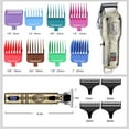 thumbnail image 2 of Hair Clippers for Men T-Blade Trimmer Professional Barber Clippers Cordless Beard Trimmer Gold Knight Grooming Kit, 2 of 8